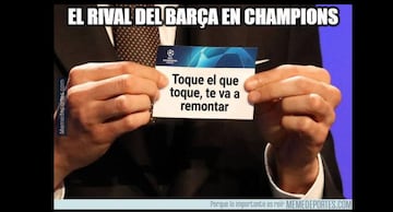 Los memes más divertidos del sorteo de Champions League