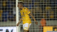 Futbol, Tigres Uanl vs Veracruz
 El jugador de Tigres Uanl Eduardo Vargas, celebra su gol contra Veracruz durante el partido de primera division disputado en el estadio Universitario, en Nuevo Leon, Mexico.
 23/08/2018
 Mexsport/Photosport
 ********
 
 Football, Tigres Uanl vs Veracruz
 Tigres Uanl&#039;s player Eduardo Vargas, celebrates after scoring against Veracruz during the first division football match held at the Universitario stadium in Nuevo Leon, Mexico.
 23/08/2018
 Mexsport/Photosport