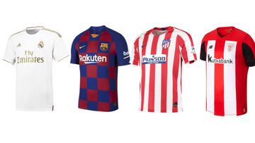 Prepara el regreso de la Liga vestido con la camiseta de tu equipo