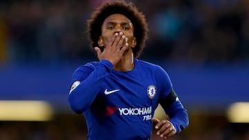 El peligro Willian: cinco goles en los últimos cinco partidos