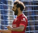 Mohamed Salah, el elegido por Xavi si no viene Haaland