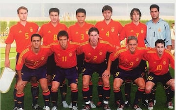 En las categorías inferiores de la Selección coincidió con una gran generación. Andrés Iniesta, Sergio Ramos, Juanfran, Gabi, etc.