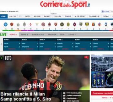 Portadas de la prensa extranjera