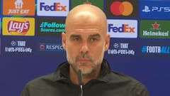Vean el gesto y la mueca de Guardiola gustándose antes de dejar la respuesta histórica 2.0 de “mear colonia”