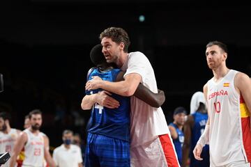 Pau Gasol se despide de la selección española de baloncesto en la derrota frente a Estados Unidos. Los chicos de Sergio Scariolo quedan apeados en cuartos de final (95-81).