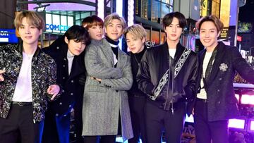 BTS en Times Square, para la bienvenida de a&ntilde;o nuevo, Estados Unidos. Enero 07, 2020.