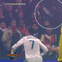 Cristiano estuvo cerca de recibir un botellazo tras su gol