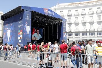 Ambiente de Champions en las calles de Madrid