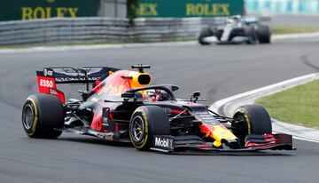 Max Verstappen durante la carrera. 