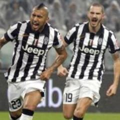 Arturo Vidal anota y lidera el nuevo triunfo de Juventus
