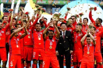 Así celebró la Roja el título de la China Cup