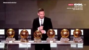 La interrupción más comentada de la gala del Balón de Oro