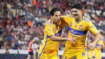 Chivas (0-4) Tigres: Resumen del partido y goles