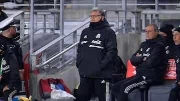 Gerardo Martino durante el partido contra Canadá