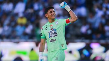Oscar Ustari of Pachuca during the game Pachuca vs Monterrey, corresponding to day 16 of the Torneo Clausura Grita Mexico C22 of Liga BBVA MX, at Hidalgo Stadium, on April 23, 2022.
<br><br>
Oscar Ustari de Pachuca durante el partido Pachuca vs Monterrey, correspondiente a la jornada 16 del Torneo Clausura Grita Mexico C22 de la Liga BBVA MX, en el Estadio Hidalgo, el 23 de Abril de 2022.