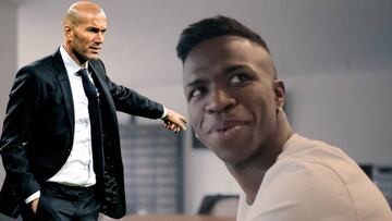 Vinicius revela un secreto que Zidane impone como entrenador