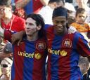 Pareja de cracks: lo mejor de Ronaldinho y Messi juntos