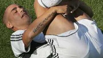 <b>SALT LAKE CITY. </b>Fabio Cannavaro participó por primera vez con el grupo.