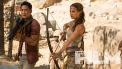 Alicia Vikander se deja ver en la película de Tomb Raider