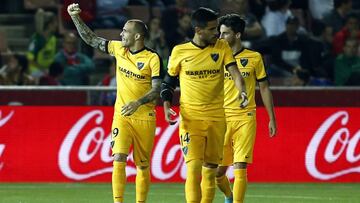 Sandro, celebrando el 0-1 ante el Granada.