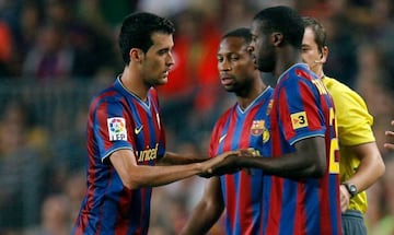 Touré sustituye a Busquets.