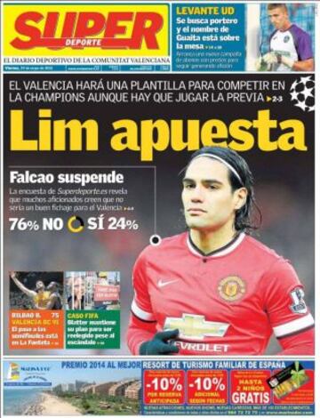 Portadas de la prensa deportiva