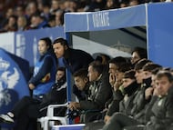 Xabi Alonso, durante el partido entre el Real Madrid y el Talavera de Copa.