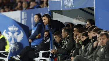 Xabi Alonso, durante el partido entre el Real Madrid y el Talavera de Copa.