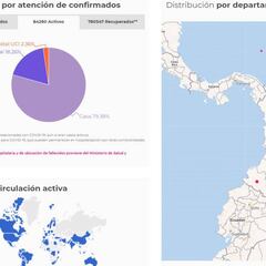 Mapa de casos y muertes por coronavirus por departamentos en Colombia: hoy, 10 de octubre