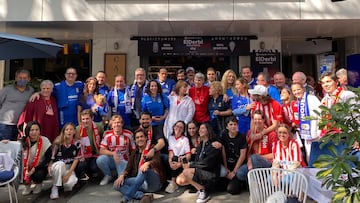 The Mexico City Sporting and Oviedo supporters clubs are ready to follow the Asturian derby from afar.