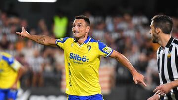 Fede San Emeterio en el encuentro de la jornada 4 de la Liga Hypermotion frente al Castellón. Foto: Cádiz CF.