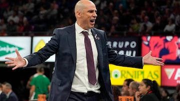 Joan Pe?arroya, t¨¦cnico del Baskonia.