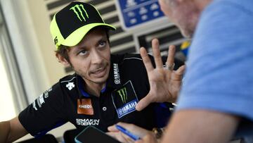 Valentino Rossi en Australia.