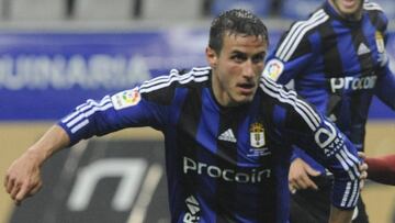 Christian Fernández, jugador del Oviedo.