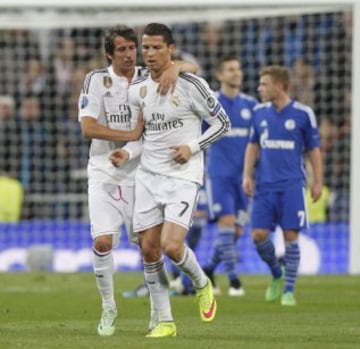 Cristiano Ronaldo celebra el 1-1.