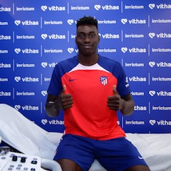 Samu Aghehowa, el último fichaje que se despide del Atlético sin debutar
