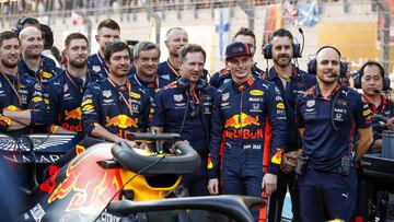 VERSTAPPEN Max (ned), Aston Martin Red Bull Racing Honda RB15, HORNER Christian (gbr), Team Principal of Aston Martin Red Bull Racing, portrait during the 2019 Formula One World Championship, Abu Dhabi Grand Prix from November 28 to december 1 in Yas Marina - Photo Florent Gooden / DPPI
 
 
 01/12/2019 ONLY FOR USE IN SPAIN