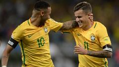 Neymar y Coutinho, dudas para los amistosos de Brasil