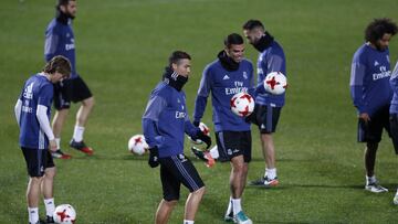 Segundo entrenamiento del Real Madrid en Japón.