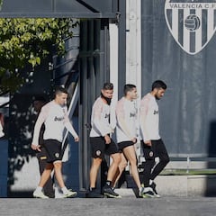 Gabriel se entrena con el grupo y vuelve a mostrar su fortaleza