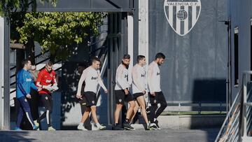 Garay, Maxi, Gabriel y Rodrigo.