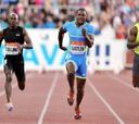 Gatlin bate su marca mundial del año en 100 metros con 9.86