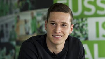 Julian Draxler during the interview. 