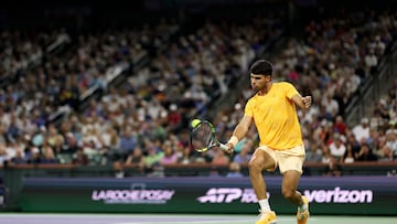 Carlos Alcaraz, en Indian Wells.