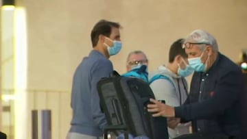 Nadal llega a Australia y deber¨¢ cumplir cuarentena antes del Grand Slam