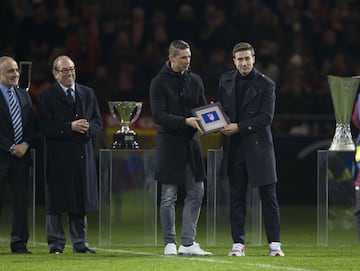 Homenaje a Gabi en el Wanda Metropolitano