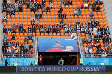 La FIFA investiga la baja asistencia al Uruguay-Egipto