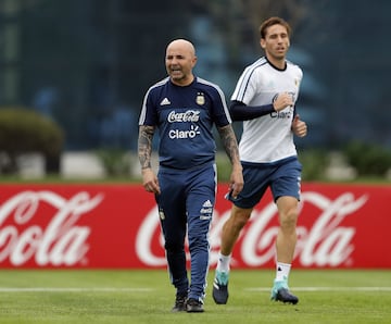 El entrenamiento de la Selección en Ezeiza, en imágenes