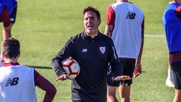 Berizzo, en la sesión de hoy