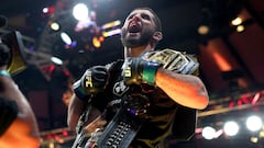 Makhachev becomes a double UFC champ - and Topuria reacts